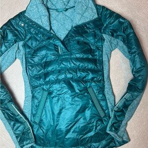 Lululemon Athletica Teal Down for a Run Jacket